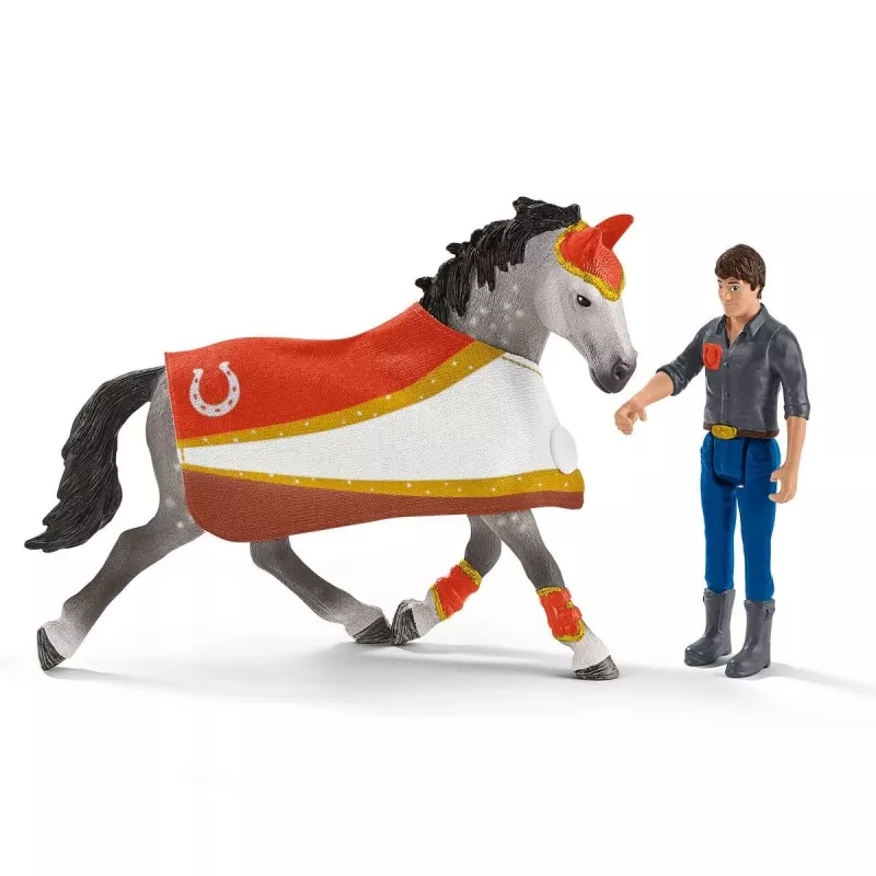 Zestaw zabawkowy Schleich HORSE CLUB Zestaw do woltigiery Mii