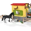 schleich FARM WORLD Stajnia dla koni, Farma, Zwierzęta gospodarskie / zabawki rolnicze, 3 lat(a), Wielokolorowy, Plastik