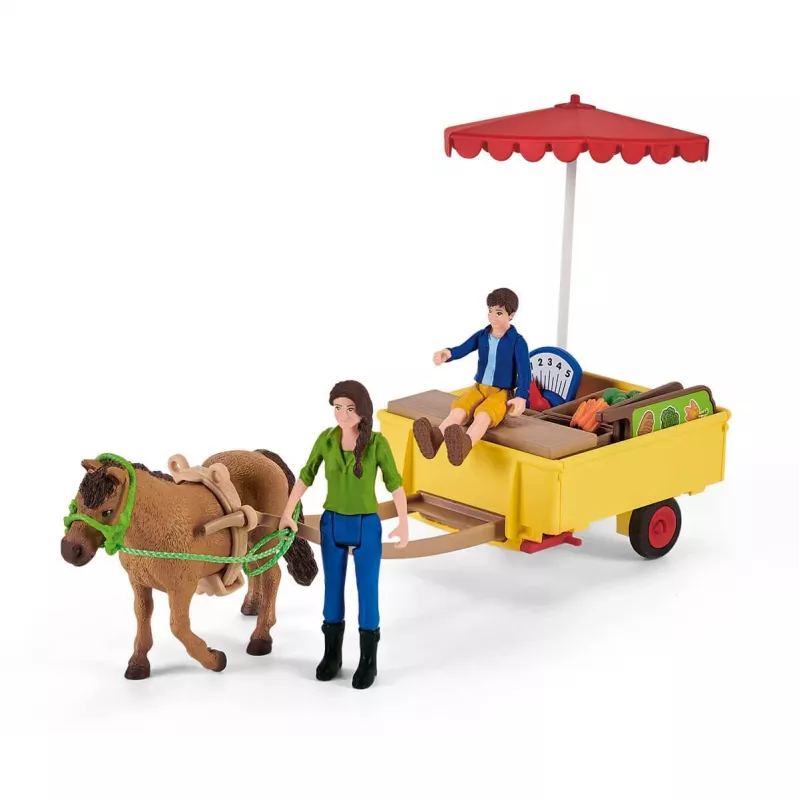Mobilny Stragan Farm Life Słoneczny Dzień Schleich 42528