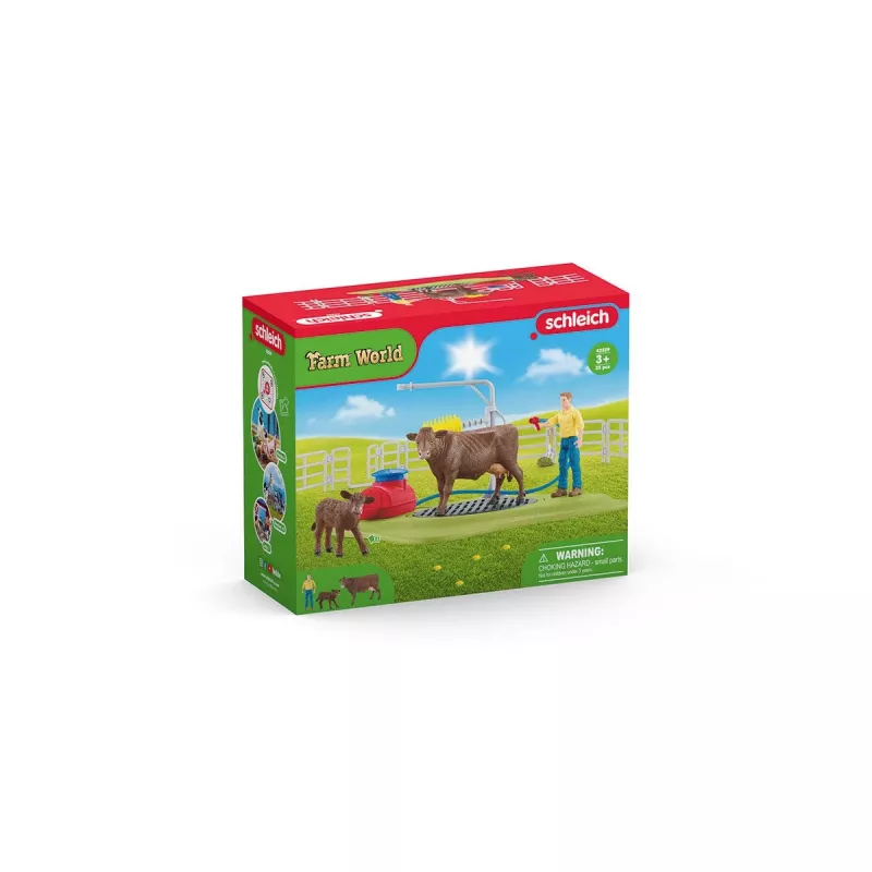 Farm Schleich FARM WORLD Wesoła Myjnia dla Krów