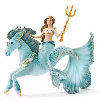 Figurka Schleich BAYALA Syrena Eyela na podwodnym koniu