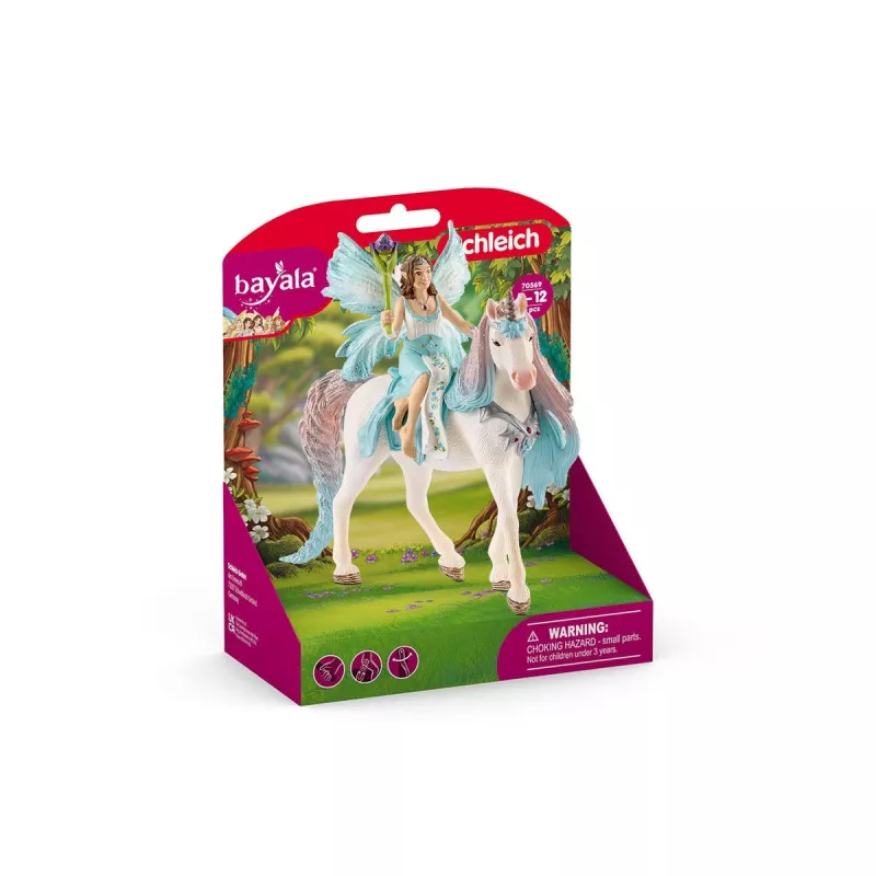 Figurka Schleich BAYALA Wróżka Eyela z Księżniczką Jednorożcem