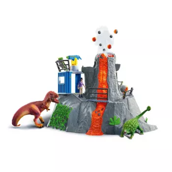 Zwierzę Schleich Dinozaury Wulkaniczna Baza Ekspedycyjna Wielokolorowa 42564