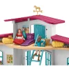 schleich HORSE CLUB Lakeside Riding Center, Farma, Stajnia dla koni, Konie, 5 lat, Wielokolorowy, Plastik