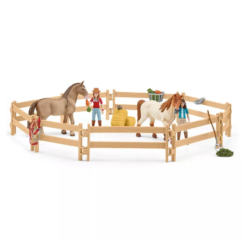 schleich HORSE CLUB Lakeside Riding Center, Farma, Stajnia dla koni, Konie, 5 lat, Wielokolorowy, Plastik