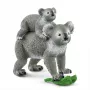 Schleich WILD LIFE Matka koala z młodym 42566 zielono-szary