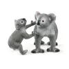Schleich WILD LIFE Matka koala z młodym 42566 zielono-szary