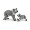 Schleich WILD LIFE Matka koala z młodym 42566 zielono-szary