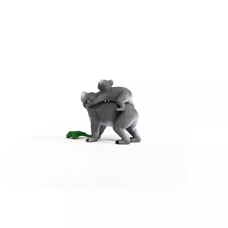 Schleich WILD LIFE Matka koala z młodym 42566 zielono-szary
