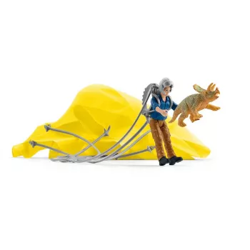 schleich Ratunek na spadochronie, 4 lat(a), Wielokolorowy