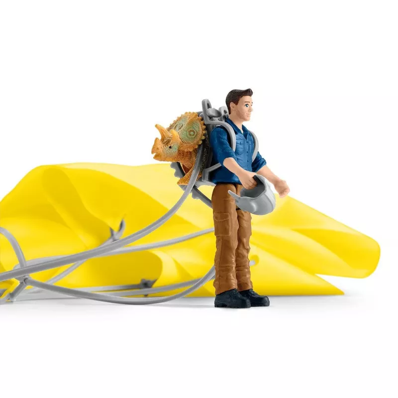 schleich Ratunek na spadochronie, 4 lat(a), Wielokolorowy