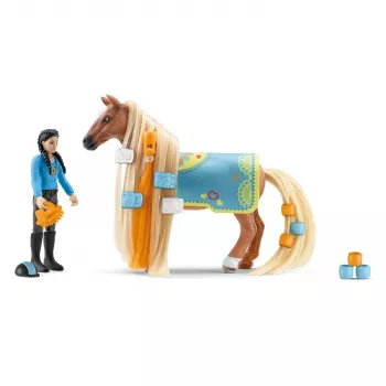 schleich HORSE CLUB Sofia’s Beauties zestaw startowy Kim & Caramelo