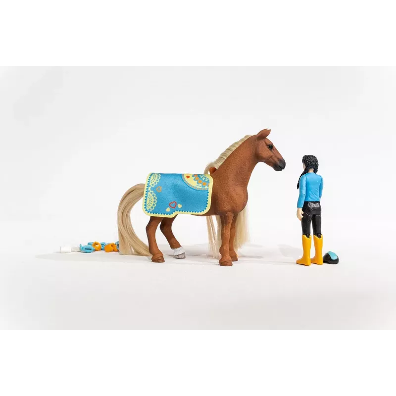 schleich HORSE CLUB Sofia’s Beauties zestaw startowy Kim & Caramelo