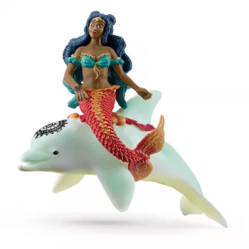 schleich Syrenka Isabelle na delfinie, 5 lat, Wielokolorowy