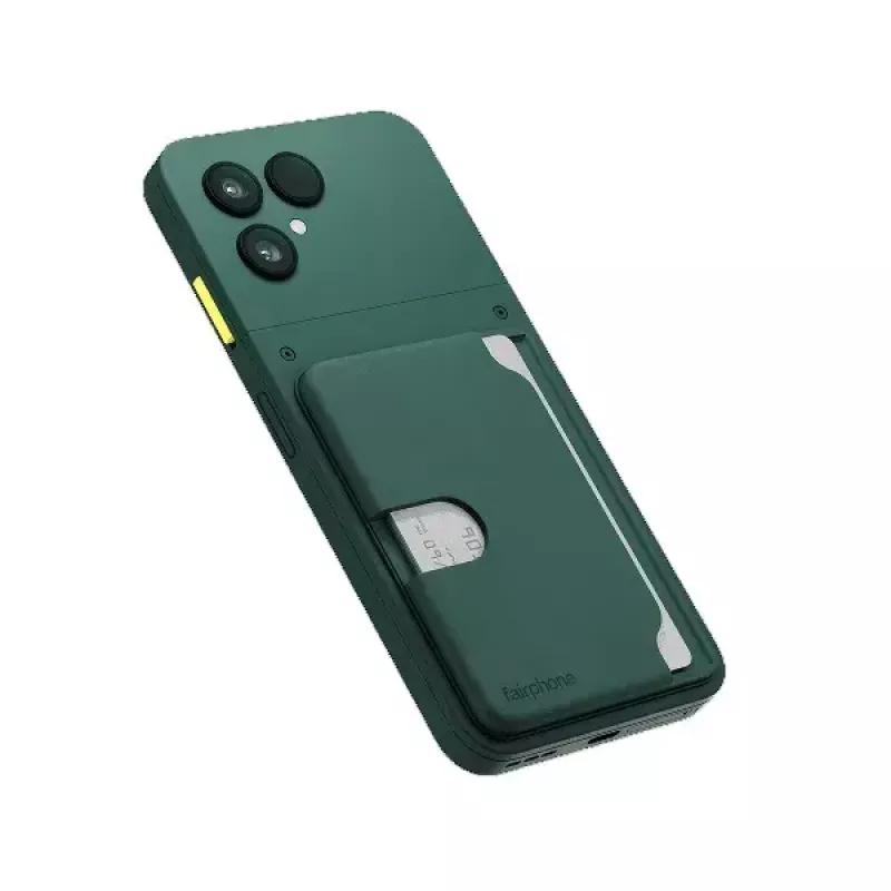 Uchwyt na karty do etui Fairphone — model F6CRDH-1GR-WW1, zielony, plastik, 73,1×106,5×8,4 mm