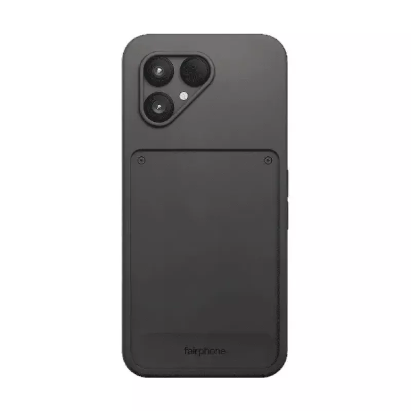 Etui na telefon komórkowy Fairphone ochronne Case v1 do Fairphone (Gen. 6) — pokrowiec, pasuje do ekranu 16 cm (6,3 cala), czarny