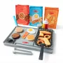 Melissa & Doug Flip & Fry Grill Play Set z Water WOW! Kolorowymi Odkryciami Zabawek Kuchennych dla Dzieci w Wieku 3+