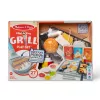 Melissa & Doug Flip & Fry Grill Play Set z Water WOW! Kolorowymi Odkryciami Zabawek Kuchennych dla Dzieci w Wieku 3+
