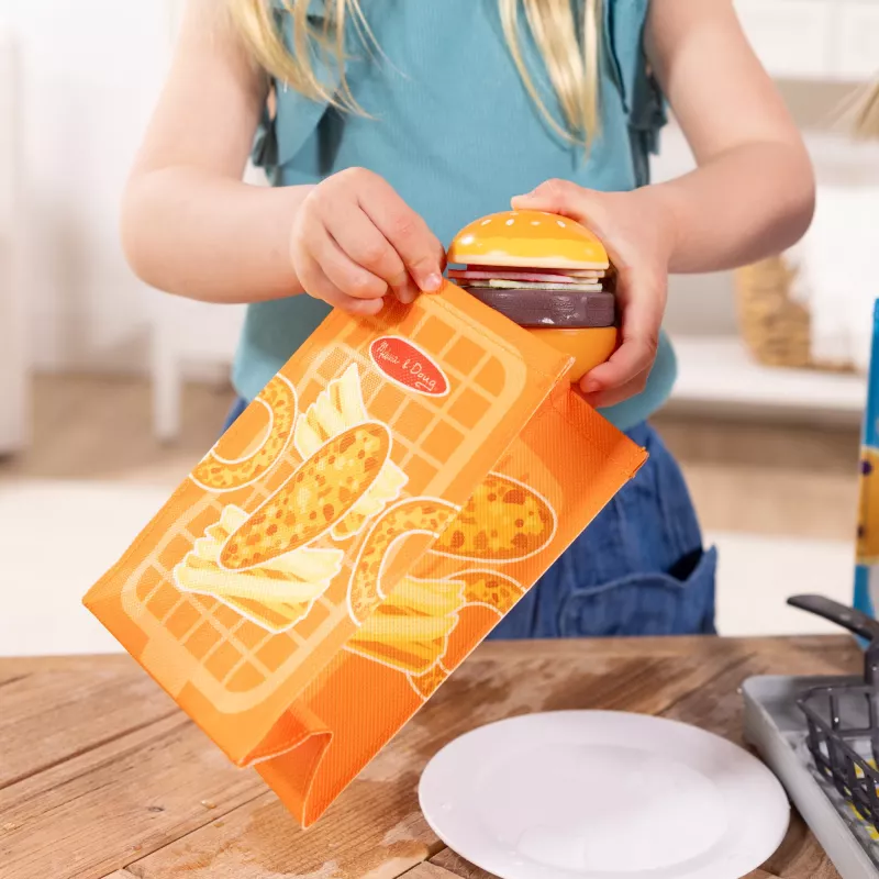 Melissa & Doug Flip & Fry Grill Play Set z Water WOW! Kolorowymi Odkryciami Zabawek Kuchennych dla Dzieci w Wieku 3+