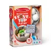 Melissa & Doug Zestaw kuchenny Simmer & Stir z wodnym zestawem do gotowania Water WOW! Zmieniające kolor jedzenie zabawkowe, zabawka dla przedszkolaków, wiek 3+
