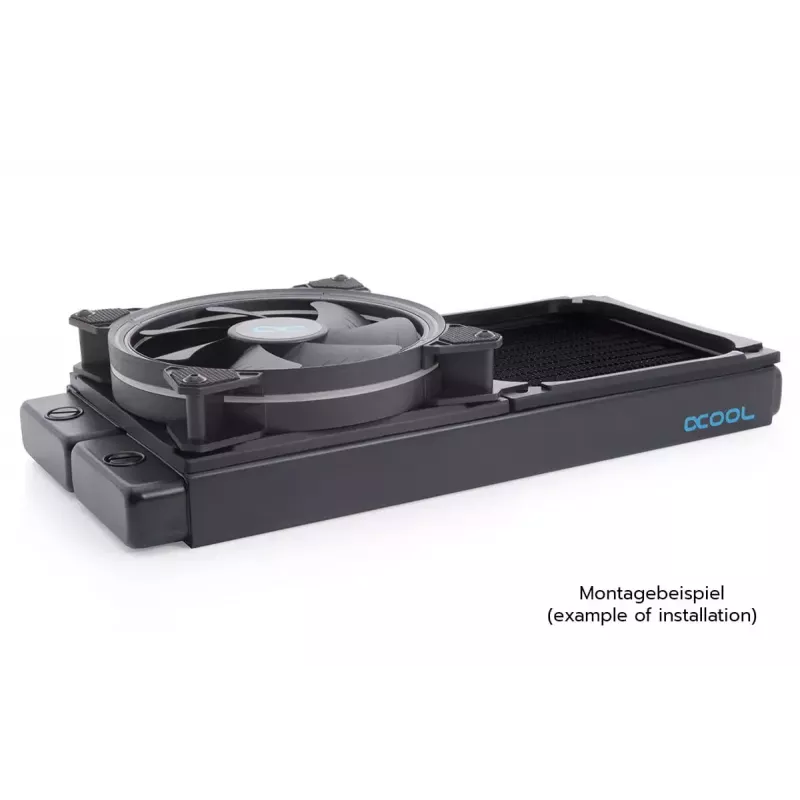 Alphacool 24831 osłona wentylatora silikonowa czarna 14 cm