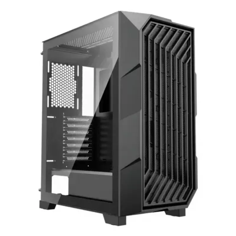 Obudowa PC Midi Tower XILENCE Performance A+ BREEZE II — czarna, hartowane szkło, obsługa ATX/Micro‑ATX/Mini‑ITX, 3x140 mm z przodu, 1x120 mm z tyłu