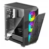 Obudowa PC Midi Tower XILENCE Performance A+ BREEZE II — czarna, hartowane szkło, obsługa ATX/Micro‑ATX/Mini‑ITX, 3x140 mm z przodu, 1x120 mm z tyłu