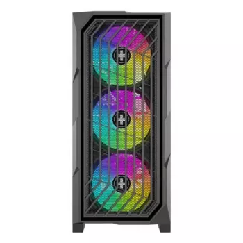 Obudowa PC Midi Tower XILENCE Performance A+ BREEZE II — czarna, hartowane szkło, obsługa ATX/Micro‑ATX/Mini‑ITX, 3x140 mm z przodu, 1x120 mm z tyłu