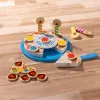 Melissa & Doug Tort Urodzinowy - Drewniane Jedzenie Do Zabawy Z Mieszanymi I Dopasowywanymi Dodatkami i 7 Świeczkami
