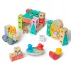 Melissa & Doug MDT BBN Blockables Town Pyst GML, 2 lata, 73 szt., tworzywo sztuczne, drewno