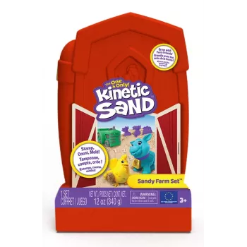 Spin Master Kinetic Sand - Zestaw Farmy, piasek kinetyczny