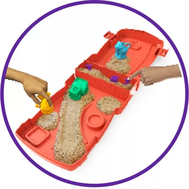 Spin Master Kinetic Sand - Zestaw Farmy, piasek kinetyczny