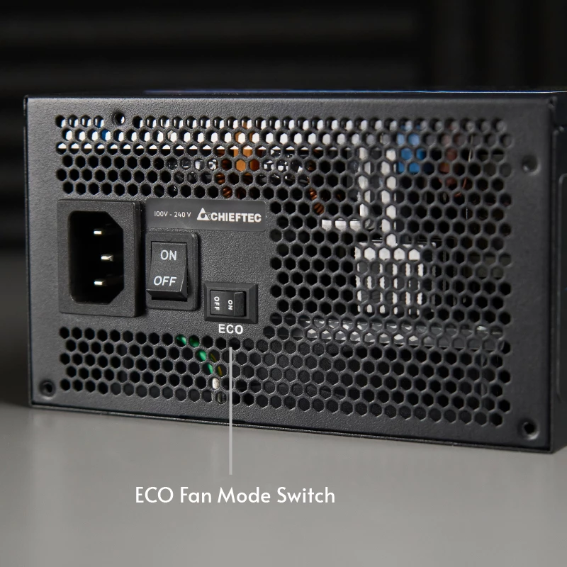 Zasilacz Chieftec Atmos 850 W 20+4 pin ATX ATX czarny