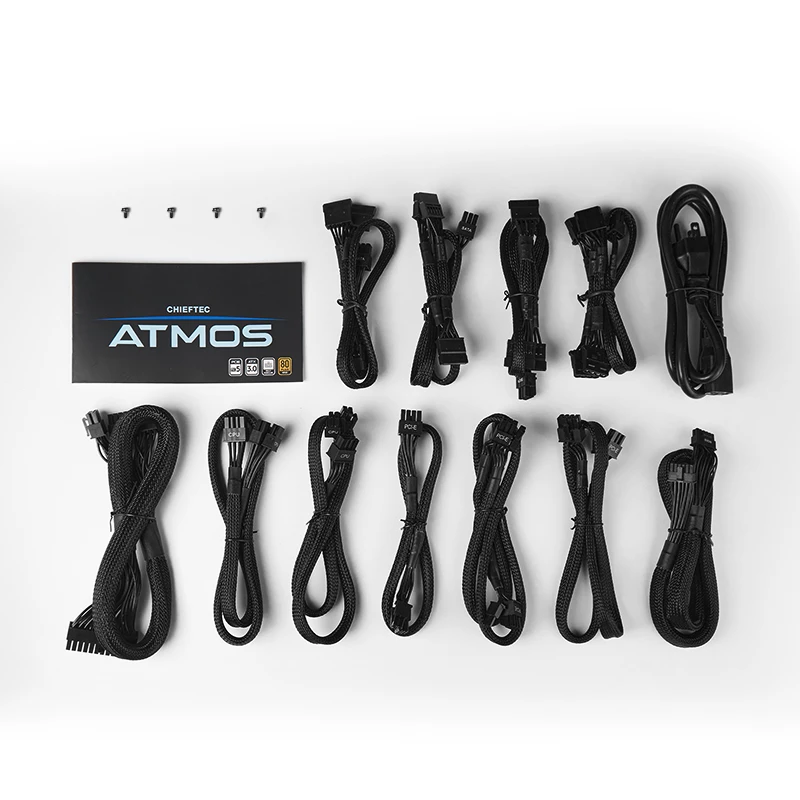 Zasilacz Chieftec Atmos 850 W 20+4 pin ATX ATX czarny