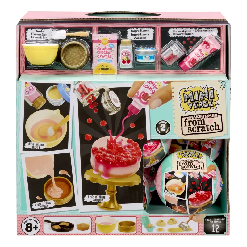 Miniverse Make It Mini From Scratch Series 2, 8 lat, Wielokolorowy, Plastik
