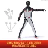 DC Comics, SUPERMAN, Mr. Terrific, Figurka Epic Strike, 15 cm, autentyczny styl filmowy, zawiera 2 akcesoria, zabawki dla chłopców i dziewczynek od 4 lat