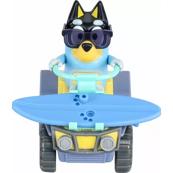 Moose Toys niebieskiy S9 Zestaw Figurka i Pojazd Quad Plażowy z Banditem