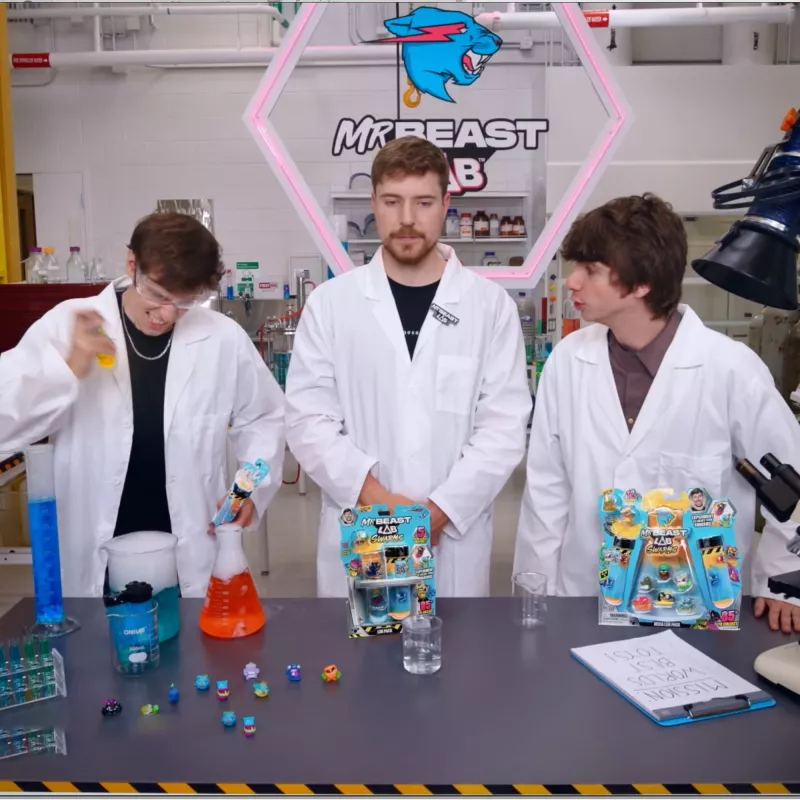Moose Toys MrBeast Lab Swarms II Atomic 12-pack, 5 lat, Wielokolorowy