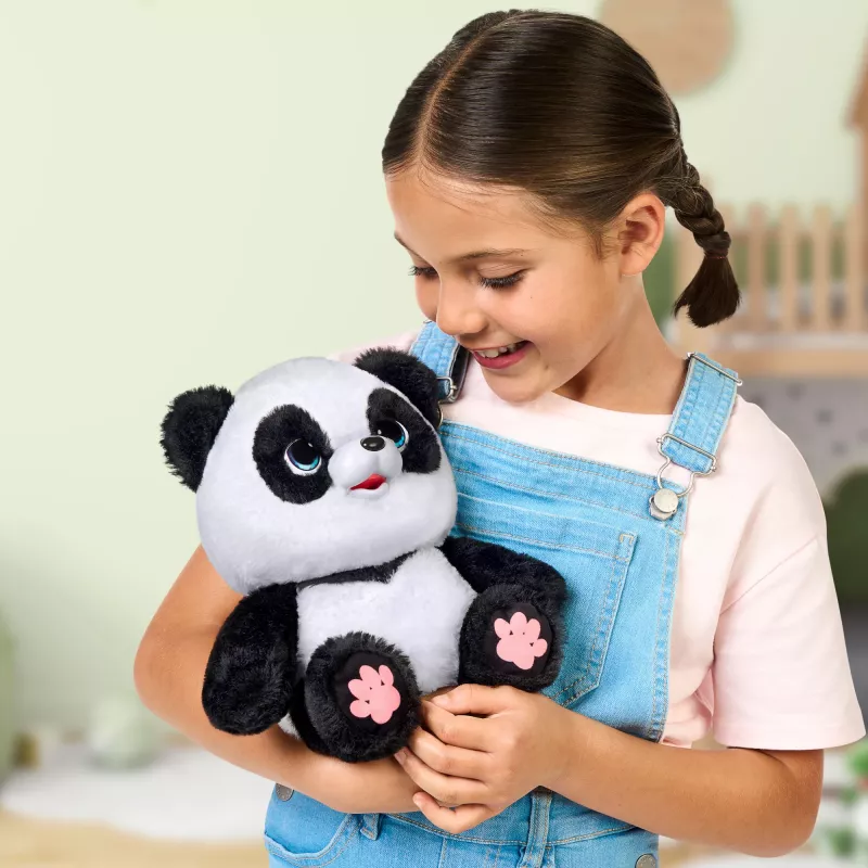 Moose Toys Little Live Pets My Baby Panda Chuchu, Zabawkowy panda, 4 lat(a), Interaktywny, Dźwiękowy, AA