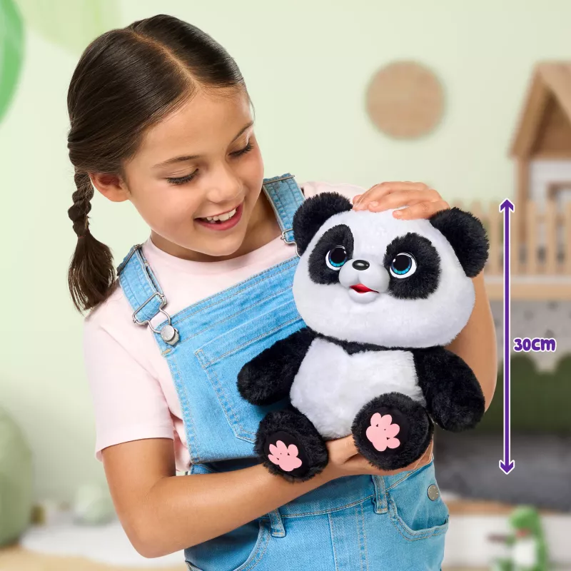 Moose Toys Little Live Pets My Baby Panda Chuchu, Zabawkowy panda, 4 lat(a), Interaktywny, Dźwiękowy, AA