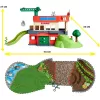 Zestaw do zabawy Simba‑Dickie Majorette CLAAS Farm Playset — budynki do zabawy, zestaw o tematyce rolniczej