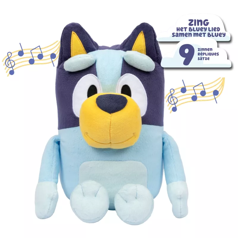 Moose Toys Pratende BLUEY, Postać z kreskówki, 3 lat(a), Dźwiękowa, AA, Baterie w zestawie
