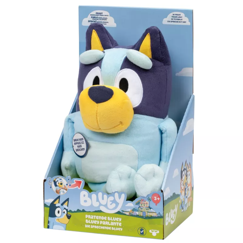 Moose Toys Pratende BLUEY, Postać z kreskówki, 3 lat(a), Dźwiękowa, AA, Baterie w zestawie