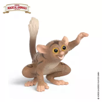 schleich Fitzgeraldo Tarsier, 3 lat(a), Wielokolorowy, Plastik