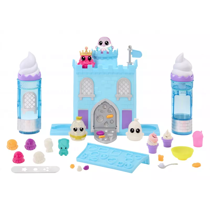 MGA Entertainment DohKins Ice Cream Castle Zestaw ciastoliny 127.57 g Wielokolorowy