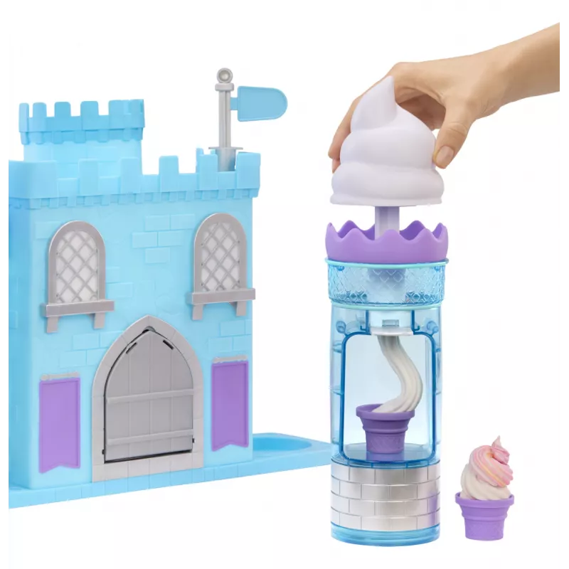 MGA Entertainment DohKins Ice Cream Castle Zestaw ciastoliny 127.57 g Wielokolorowy