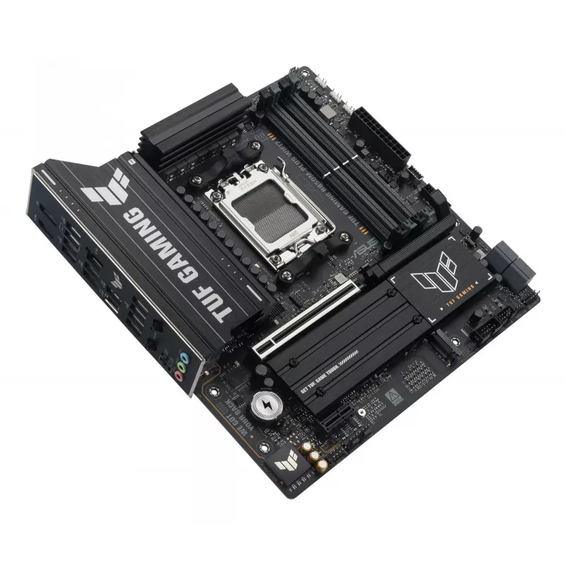 Płyta główna ASUS TUF GAMING B850M-PLUS WIFI7 micro ATX, AMD B850, Socket AM5, DDR5, 4 DIMM, 256GB, Wi‑Fi 7, 2.5Gb LAN