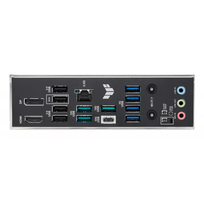 Płyta główna ASUS TUF GAMING B850M-PLUS WIFI7 micro ATX, AMD B850, Socket AM5, DDR5, 4 DIMM, 256GB, Wi‑Fi 7, 2.5Gb LAN