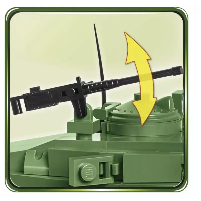 Klockowy czołg Cobi M24 Chaffee model w skali 1:35, Cobi-2543