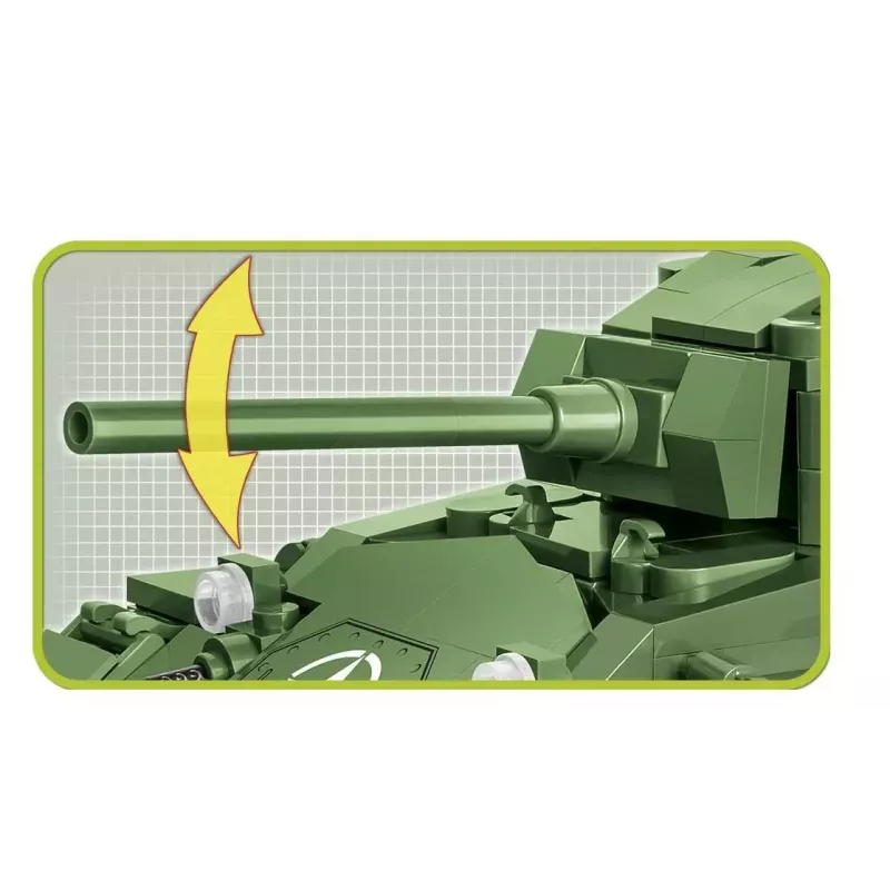 Klockowy czołg Cobi M24 Chaffee model w skali 1:35, Cobi-2543